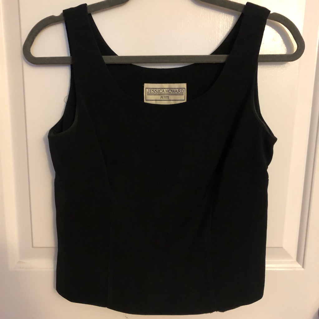 Black Structured Blouse